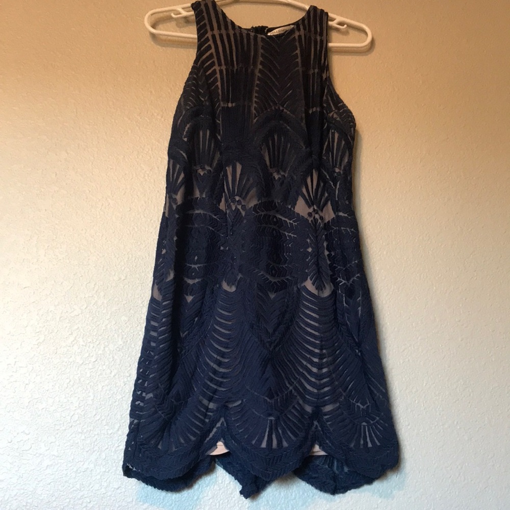 Navy Hello Molly dress